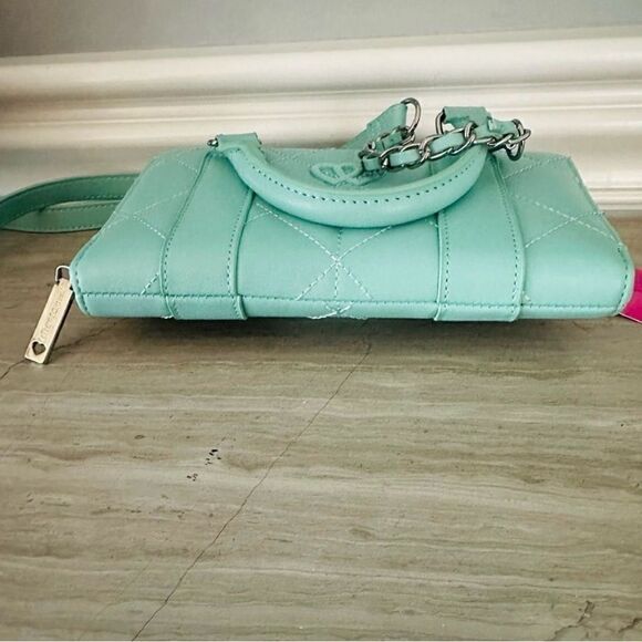 Betsey Johnson Xolayla aqua blue, crossbody bag. - Picture 4 of 6